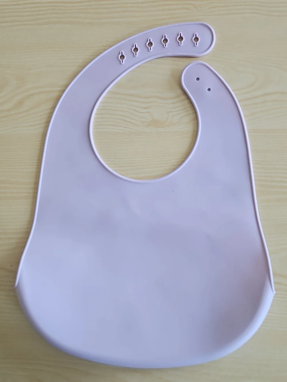 Silicone Baby Bib with Food Catcher - Light Purple